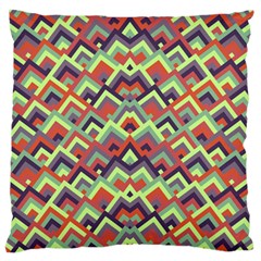 Trendy Chic Modern Chevron Pattern Standard Flano Cushion Cases (two Sides) 