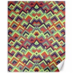 Trendy Chic Modern Chevron Pattern Canvas 11  x 14   10.95 x13.48  Canvas - 1