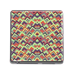 Trendy Chic Modern Chevron Pattern Memory Card Reader (square)