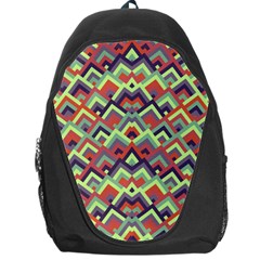 Trendy Chic Modern Chevron Pattern Backpack Bag