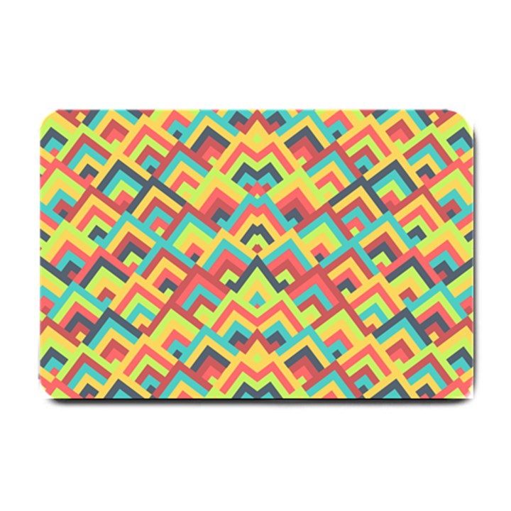 Trendy Chic Modern Chevron Pattern Small Doormat 