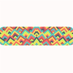 Trendy Chic Modern Chevron Pattern Large Bar Mats