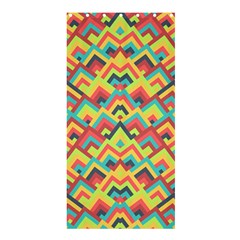 Trendy Chic Modern Chevron Pattern Shower Curtain 36  X 72  (stall) 