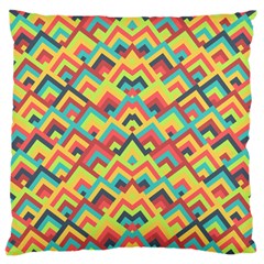 Trendy Chic Modern Chevron Pattern Large Cushion Cases (two Sides)  by GardenOfOphir