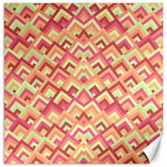 Trendy Chic Modern Chevron Pattern Canvas 20  X 20   by GardenOfOphir