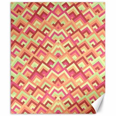 Trendy Chic Modern Chevron Pattern Canvas 20  X 24  