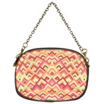 Trendy Chic Modern Chevron Pattern Chain Purses (Two Sides)  Front