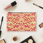 Trendy Chic Modern Chevron Pattern Cosmetic Bag (Medium)  Front