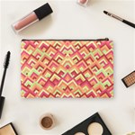 Trendy Chic Modern Chevron Pattern Cosmetic Bag (Medium)  Back