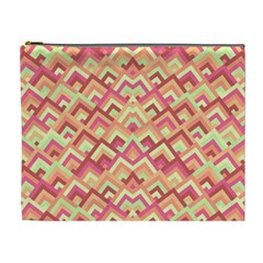 Trendy Chic Modern Chevron Pattern Cosmetic Bag (xl) by GardenOfOphir