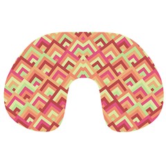 Trendy Chic Modern Chevron Pattern Travel Neck Pillows