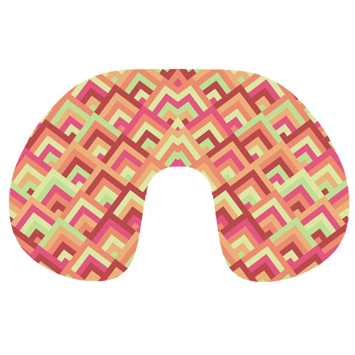 Trendy Chic Modern Chevron Pattern Travel Neck Pillows