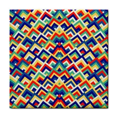 Trendy Chic Modern Chevron Pattern Tile Coasters by GardenOfOphir