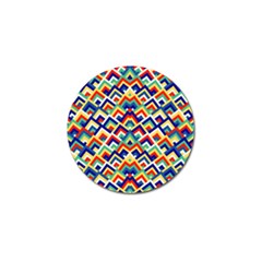 Trendy Chic Modern Chevron Pattern Golf Ball Marker by GardenOfOphir