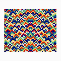 Trendy Chic Modern Chevron Pattern Small Glasses Cloth (2-side) by GardenOfOphir