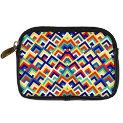 Trendy Chic Modern Chevron Pattern Digital Camera Cases by GardenOfOphir