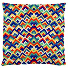 Trendy Chic Modern Chevron Pattern Standard Flano Cushion Cases (two Sides) 