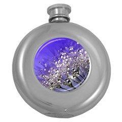 Dandelion 2015 0705 Round Hip Flask (5 Oz)