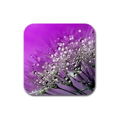 Dandelion 2015 0707 Rubber Square Coaster (4 Pack)  by JAMFoto