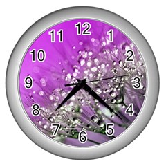 Dandelion 2015 0707 Wall Clocks (silver) 