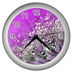 Dandelion 2015 0707 Wall Clocks (Silver)  Front