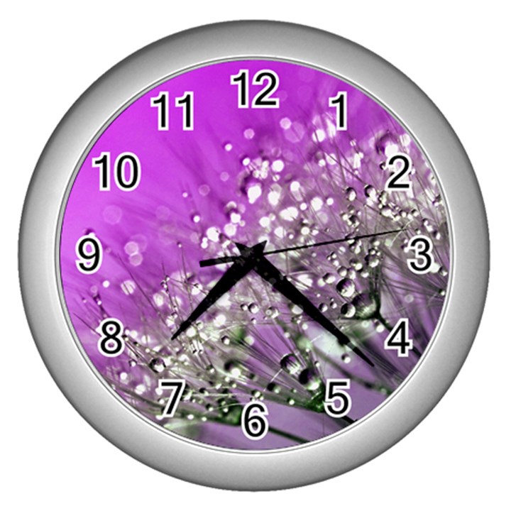 Dandelion 2015 0707 Wall Clocks (Silver) 