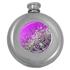 Dandelion 2015 0707 Round Hip Flask (5 Oz) by JAMFoto