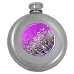 Dandelion 2015 0707 Round Hip Flask (5 oz) Front