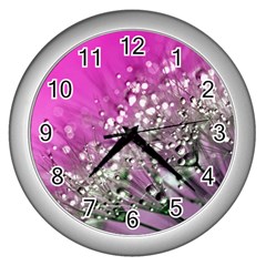 Dandelion 2015 0708 Wall Clocks (silver) 