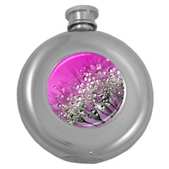 Dandelion 2015 0708 Round Hip Flask (5 Oz) by JAMFoto