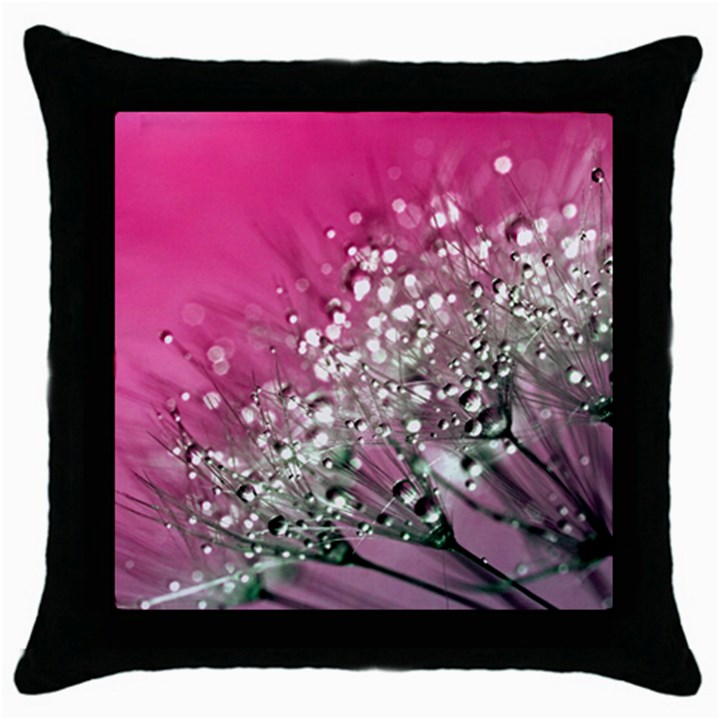 Dandelion 2015 0709 Throw Pillow Cases (Black)