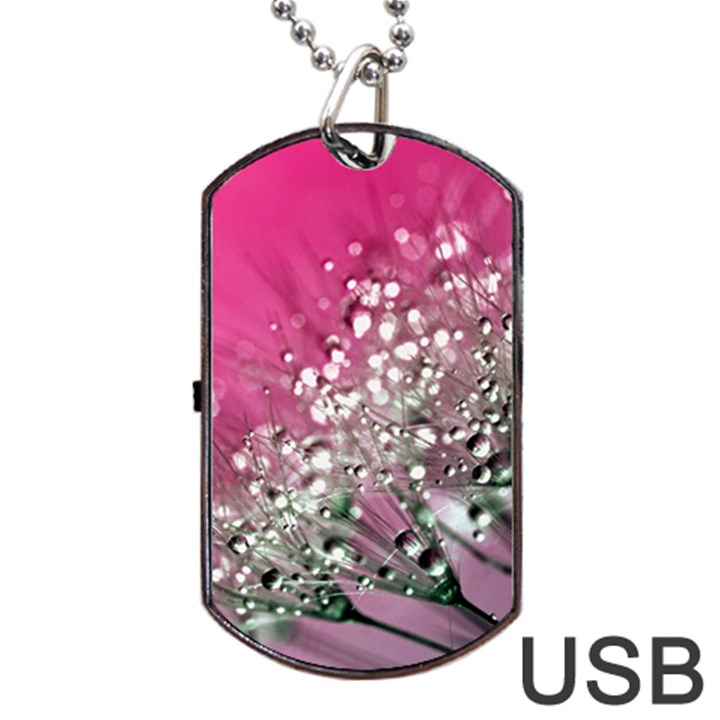 Dandelion 2015 0709 Dog Tag USB Flash (One Side)