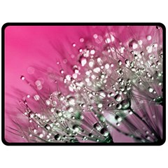 Dandelion 2015 0709 Double Sided Fleece Blanket (large) 