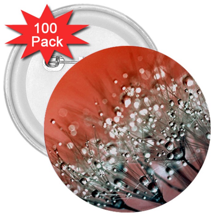 Dandelion 2015 0711 3  Buttons (100 pack) 