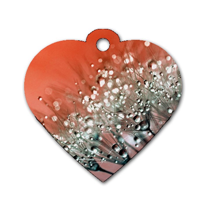 Dandelion 2015 0711 Dog Tag Heart (Two Sides)