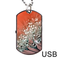 Dandelion 2015 0711 Dog Tag Usb Flash (one Side) by JAMFoto