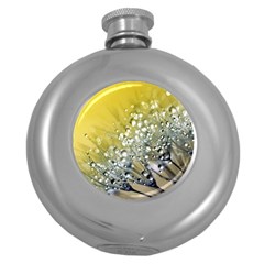 Dandelion 2015 0713 Round Hip Flask (5 Oz) by JAMFoto