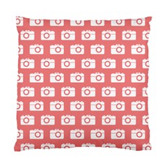 Modern Chic Vector Camera Illustration Pattern Standard Cushion Case (one Side)  by GardenOfOphir