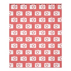 Modern Chic Vector Camera Illustration Pattern Shower Curtain 60  X 72  (medium)  by GardenOfOphir