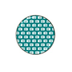 Modern Chic Vector Camera Illustration Pattern Hat Clip Ball Marker (10 Pack) by GardenOfOphir