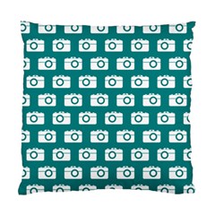 Modern Chic Vector Camera Illustration Pattern Standard Cushion Case (one Side)  by GardenOfOphir