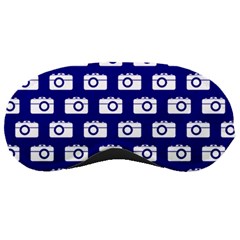 Modern Chic Vector Camera Illustration Pattern Sleeping Masks by GardenOfOphir