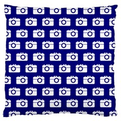 Modern Chic Vector Camera Illustration Pattern Standard Flano Cushion Cases (one Side) 