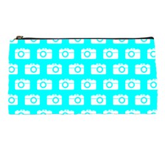 Modern Chic Vector Camera Illustration Pattern Pencil Cases