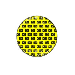 Modern Chic Vector Camera Illustration Pattern Hat Clip Ball Marker