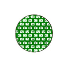 Modern Chic Vector Camera Illustration Pattern Hat Clip Ball Marker (4 Pack)