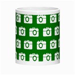 Modern Chic Vector Camera Illustration Pattern Morph Mugs Center