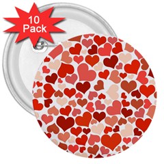 Heart 2014 0901 3  Buttons (10 Pack) 