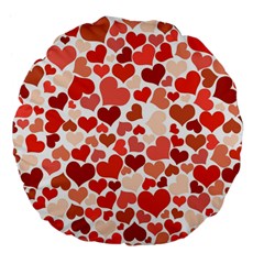 Heart 2014 0901 Large 18  Premium Flano Round Cushions by JAMFoto