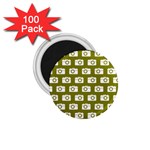 Modern Chic Vector Camera Illustration Pattern 1.75  Magnets (100 pack)  Front